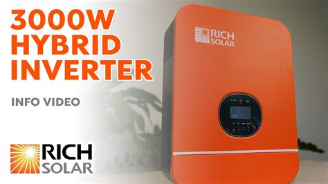 Rich solar - Storage Temperature: -15°C – 60°C. Rich Solar 3000 Watt (3kW) 48 Volt Off-Grid Hybrid Solar Inverter User Manual. Download Now >. Buy premium quality Rich Solar 3000 Watt (3kW) 48 Volt Off-Grid Hybrid Solar Inverter for only $899.99 at Off Grid Stores. Free Shipping! 